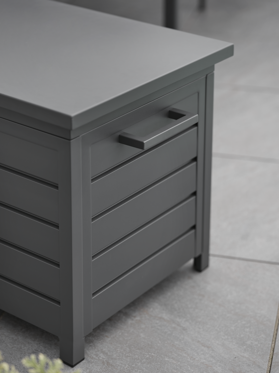 Gäster oppbevaringsboks Antracit