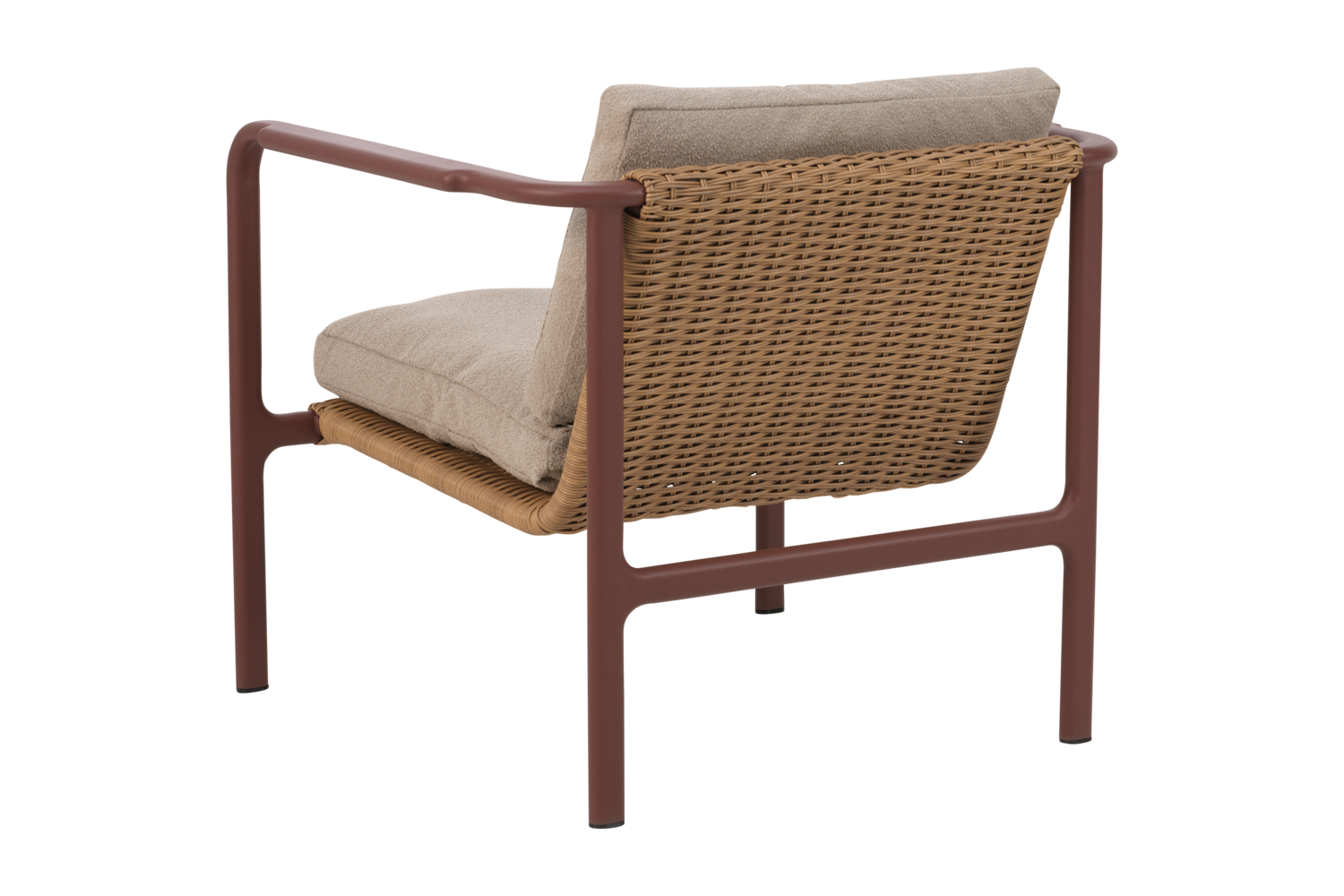 Motty lenestol Zin Red/Teddy Beige