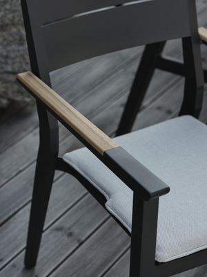 Chios stol med armlener Black_Ash
