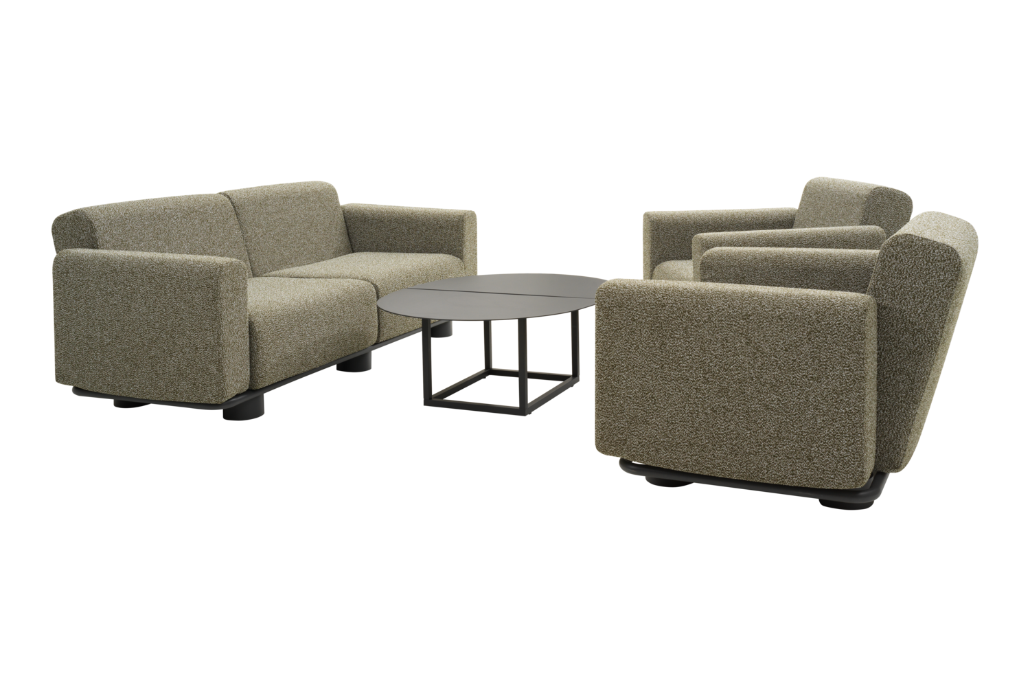 Olive sofabord Antracit