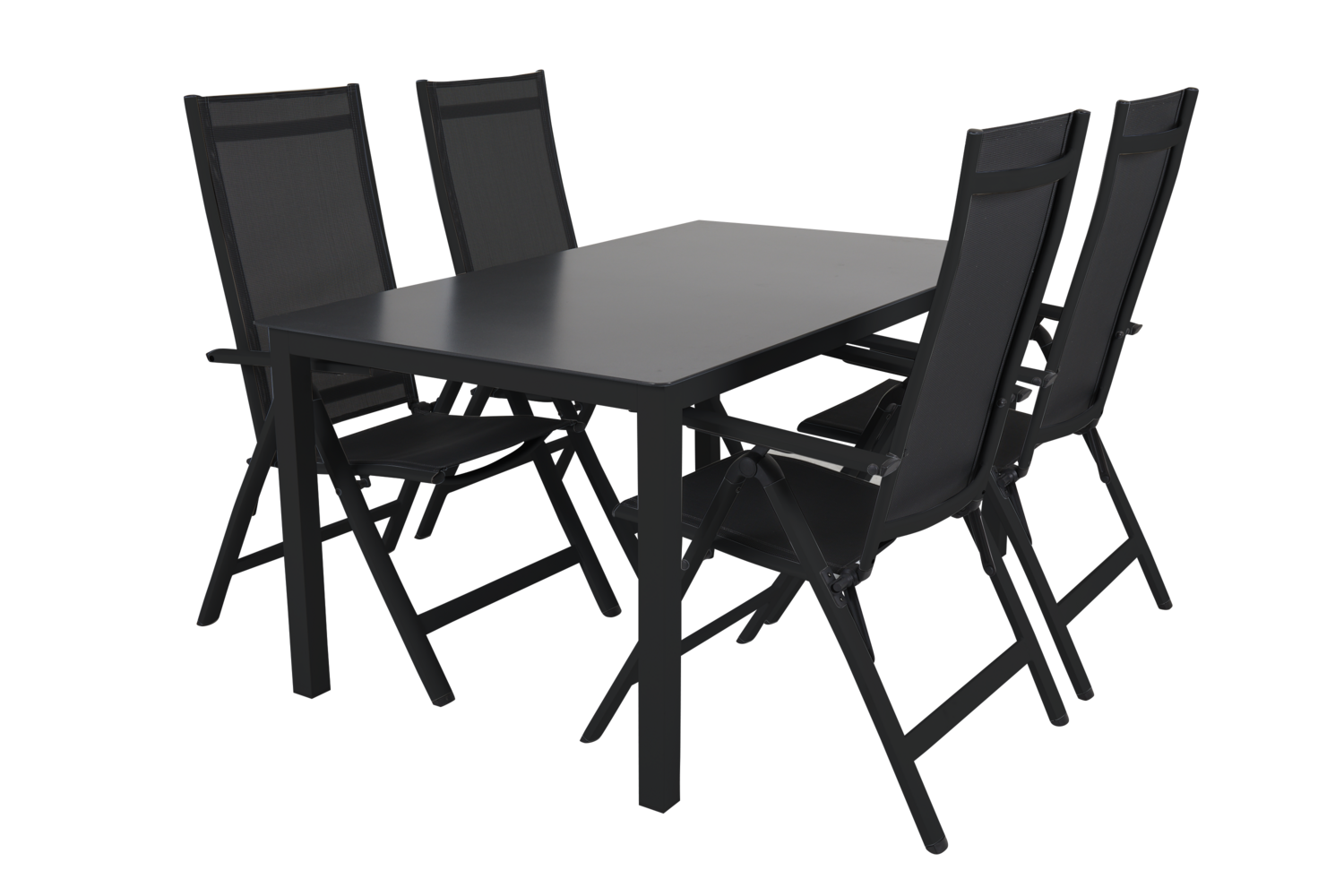 Rana posisjonsstol Svart/svart