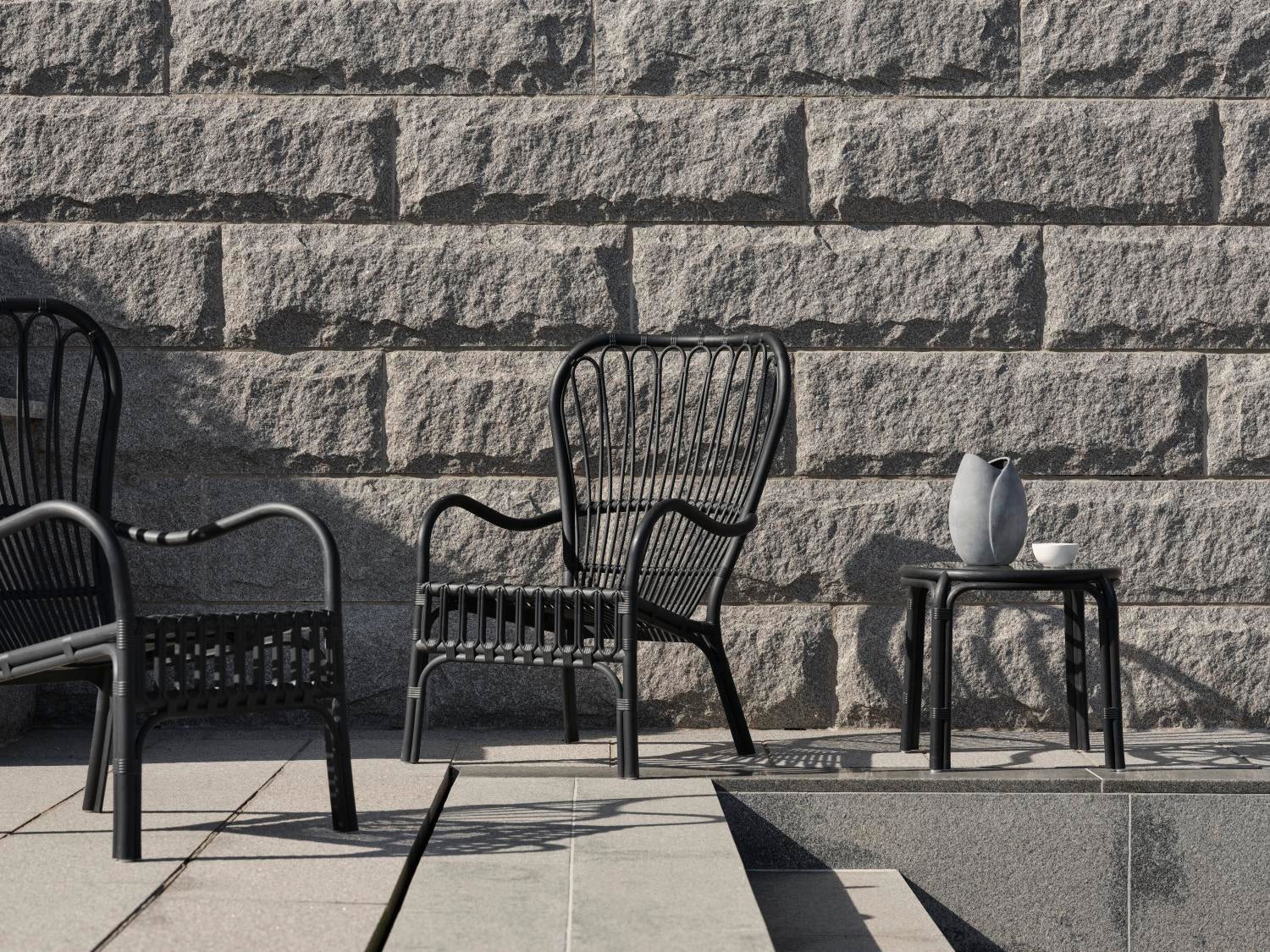 Waltz sidebord Svart