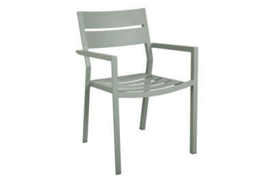 Delia stol med armlener Dusty Green