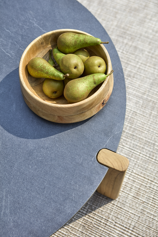 Domino sofabord Anthracite/Teak
