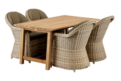 Paulina stol med armlener Beige/beige