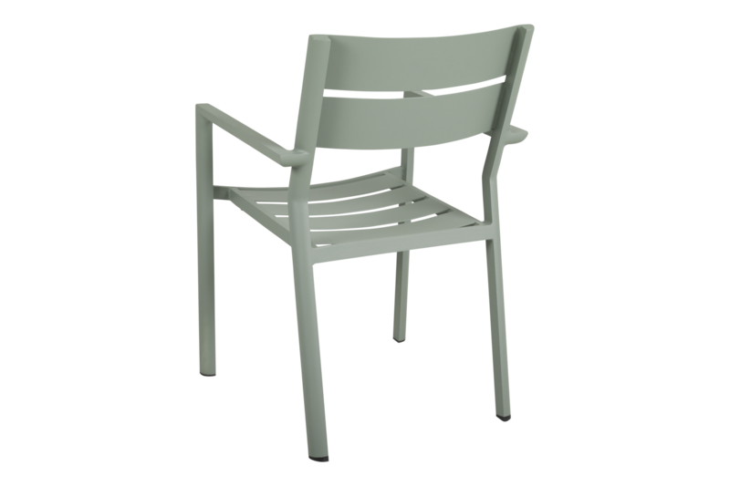Delia stol med armlener Dusty Green