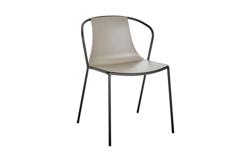Kasia spisestol Mineral Grey/Black
