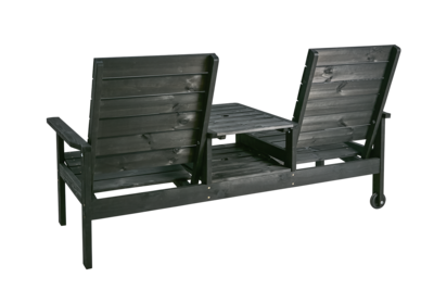 Du & Ja 2-seter sofa Svart