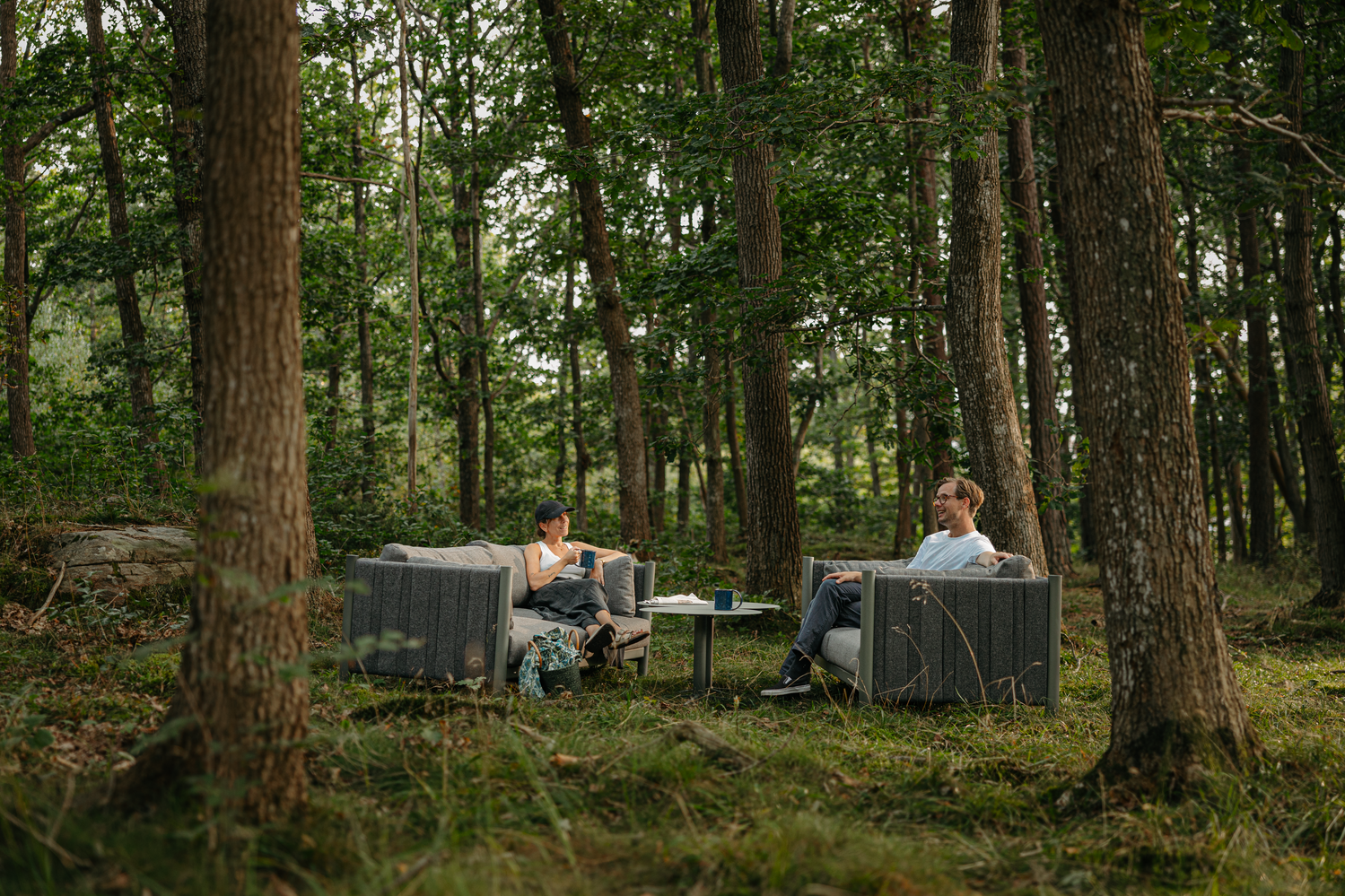 Brad 2,5-seters sofa Nordic Green/Charcoal Grey