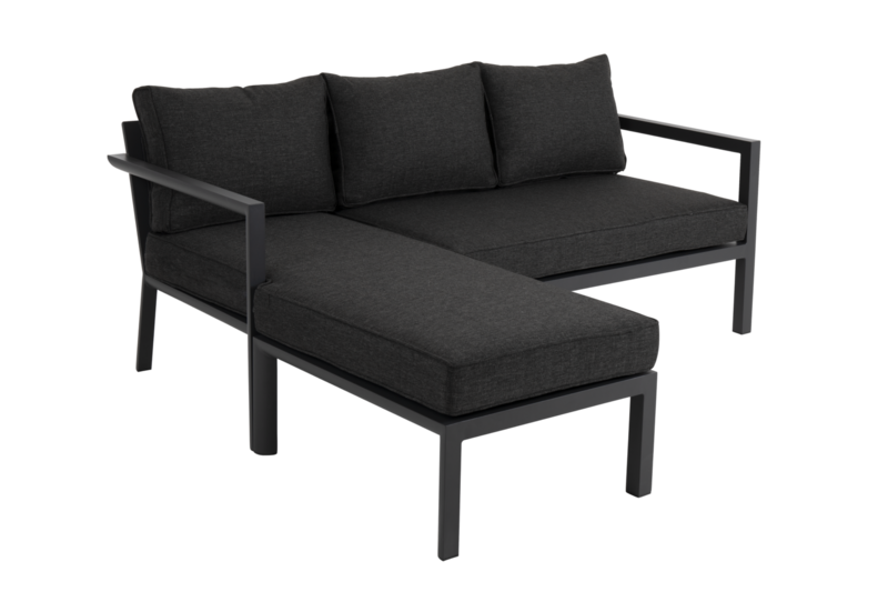 Delia divan sofa Anthracite/Nearly black