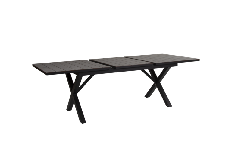 Hillmond spisebord Black/Grey wood
