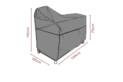 Møbeltrekk utekjøkken Black-Breathable