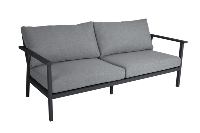Samvaro 2,5-seter sofa Antracit/grå