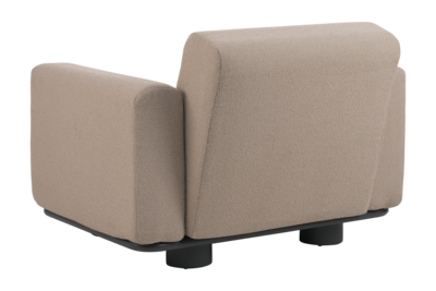 Bolster lenestol Antracit/Teddy Beige