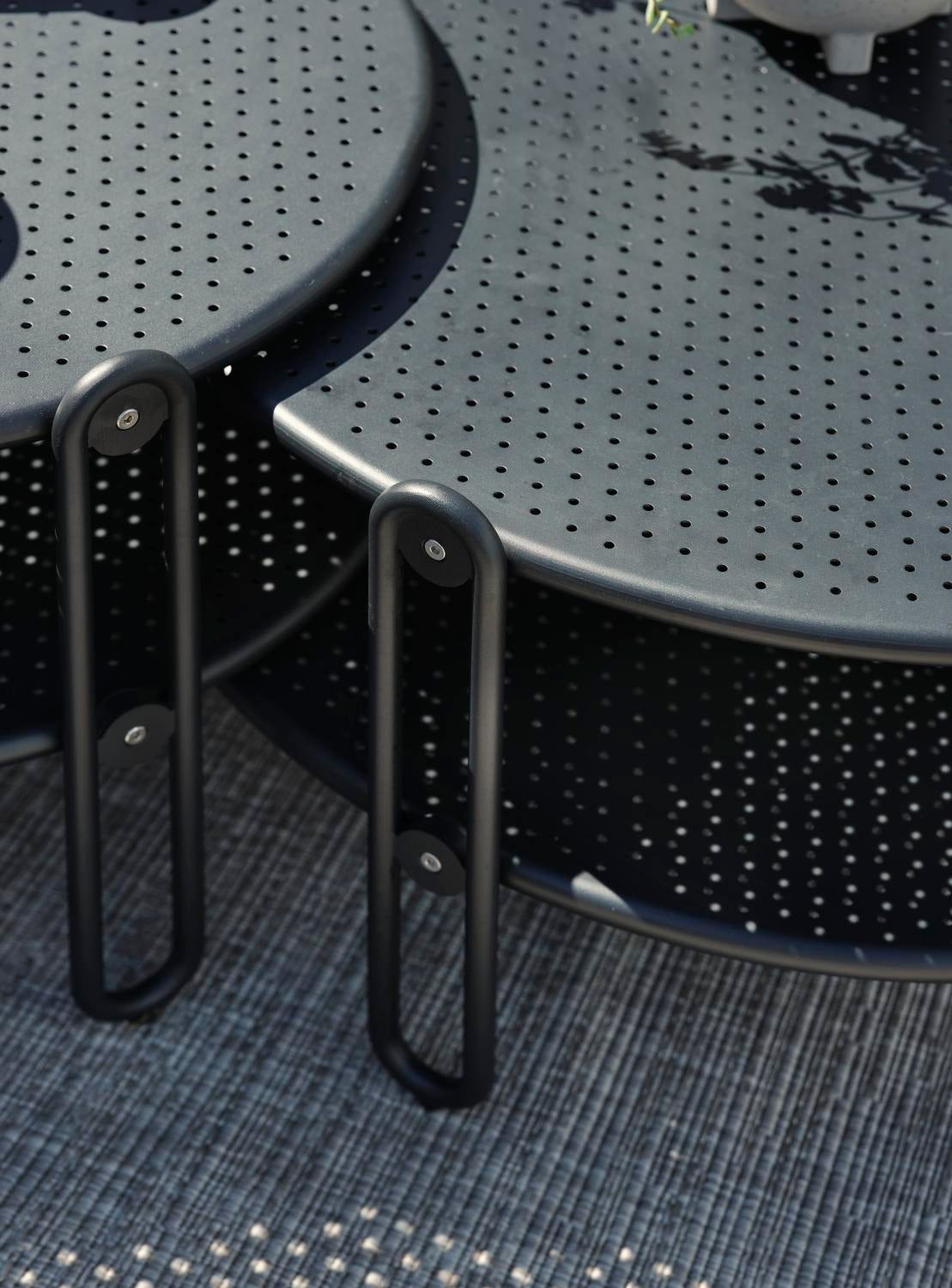 Blixt sofabord Svart