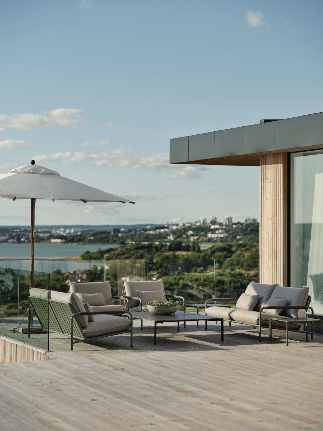 Lerberget 2,5-seters sofa Dusty Green/ash