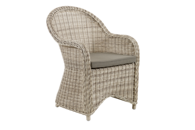 Paulina stol med armlener Beige/beige