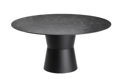 Nidaba spisebord Silver/svart