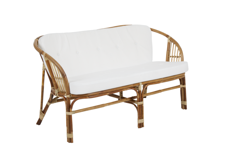 Astrakan 2-seter sofa Natural colored/white