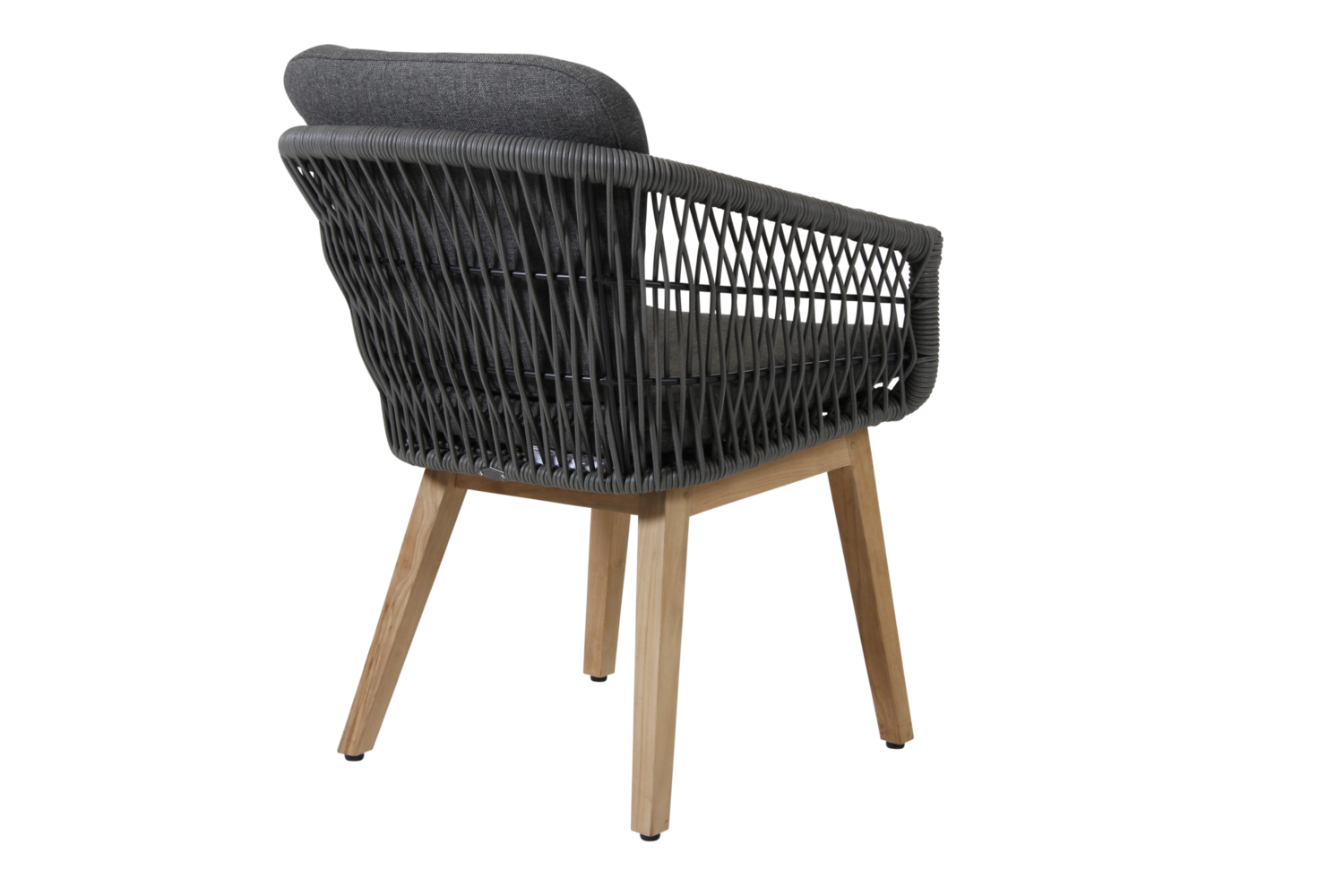 Kenton stol med armlener Grå/grå