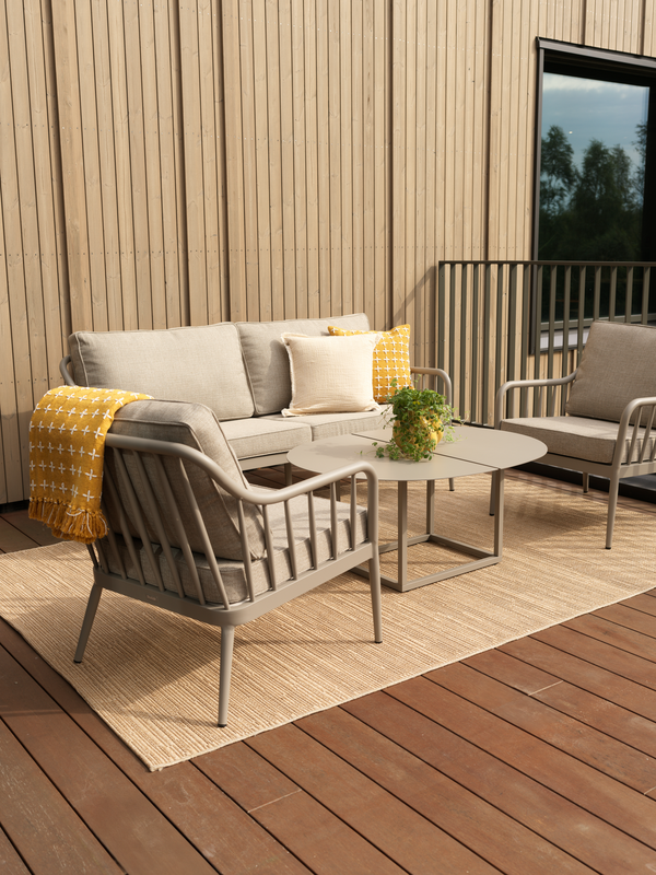 Coleville 3-seter sofa Khaki/Burlap Beige