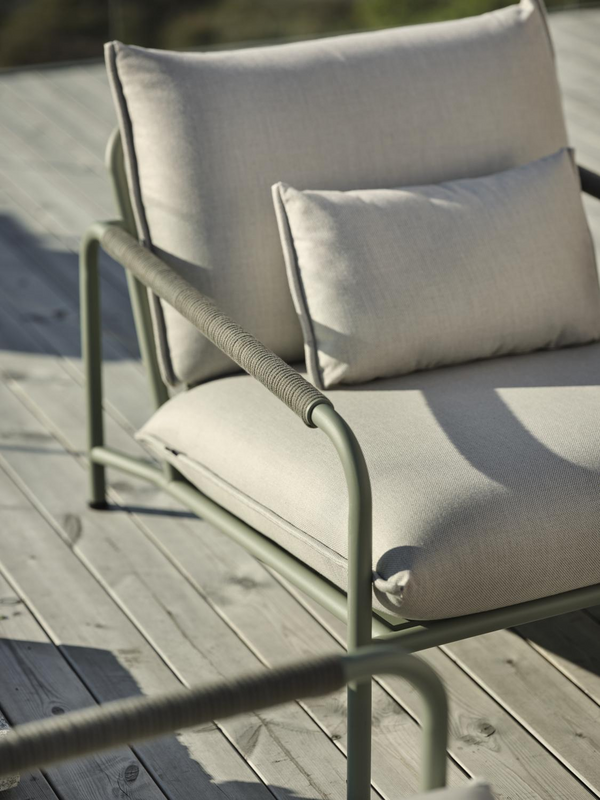 Lerberget lenestol Dusty Green/ash