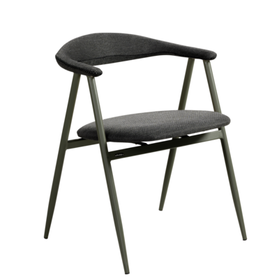Boi stol med armlener Nordic Green/Black Barley