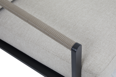 Lyra 2,5-seter sofa Black/Sand
