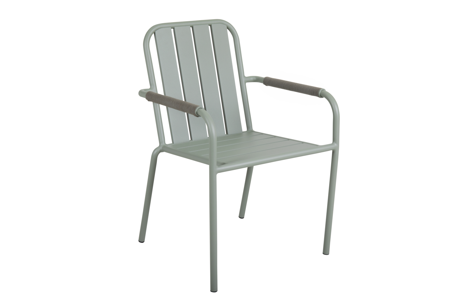 Innes stol med armlener Dusty Green