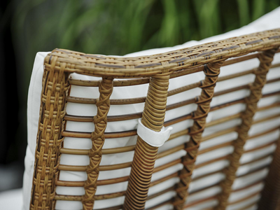 Covelo loungestol Natural colored/white