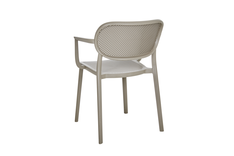 Nuta stol med armlener Mineral Grey