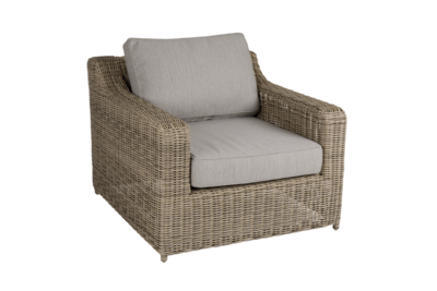 Glendon lenestol Rustik/beige