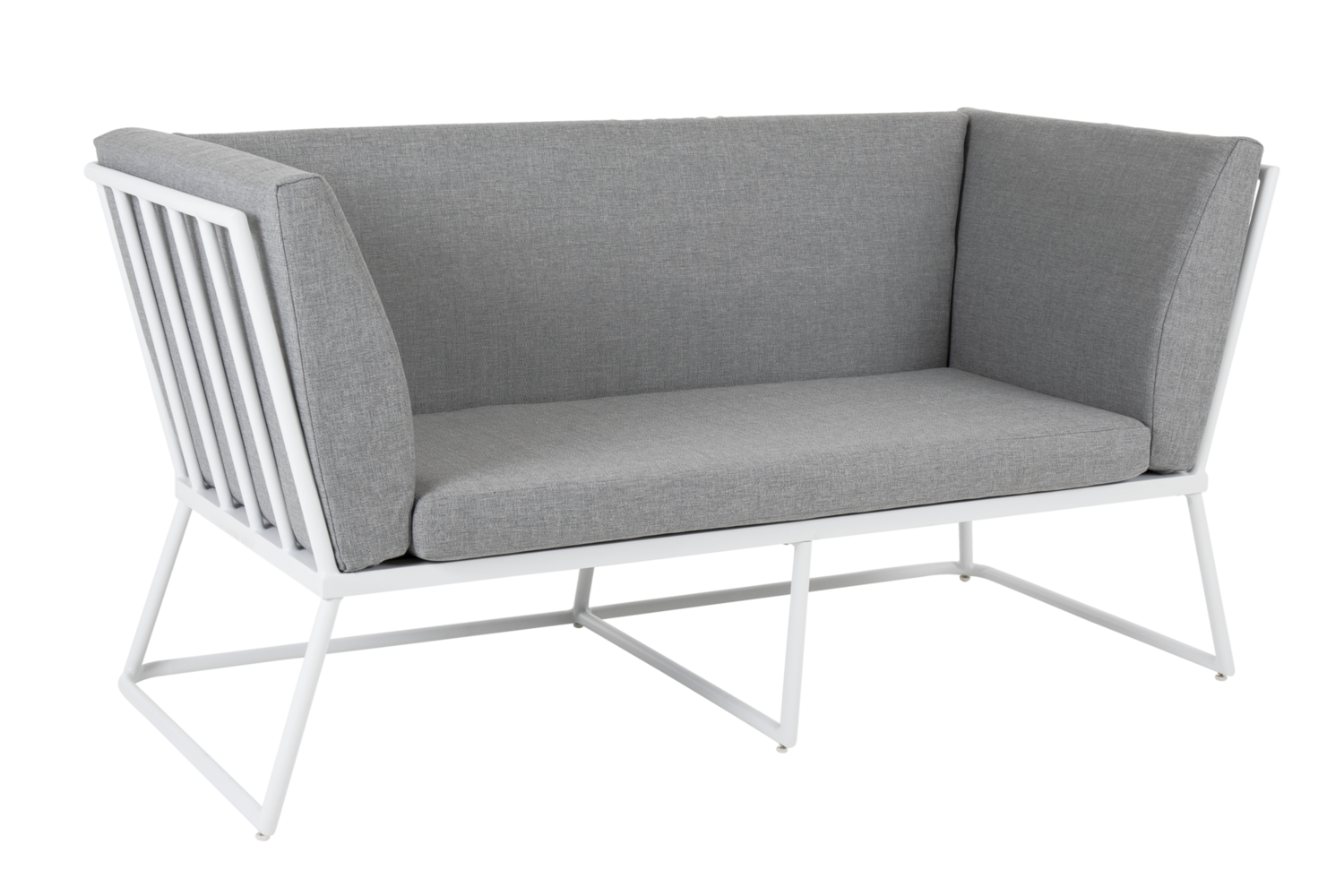 Vence 2-seter sofa White/Pearl grey