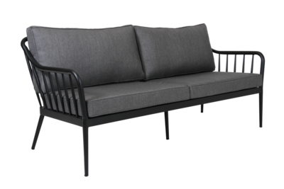 Coleville 3-seter sofa Svart/grå