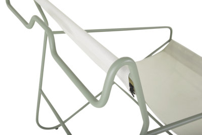 Poul Chair loungestol Dusty Green/Hvit