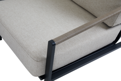 Lyra 2,5-seter sofa Black/Sand