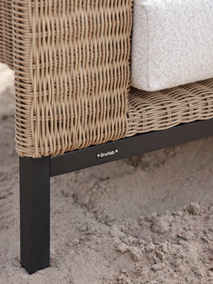 Shell 2,5-seter sofa Rustik/Teddy Rice