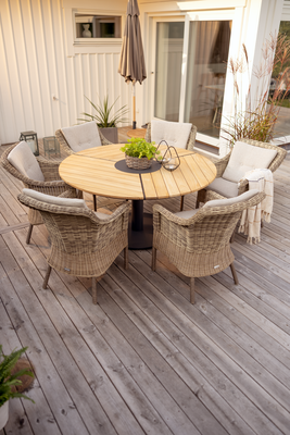 Peace Wood spisebord Antracit/Natur