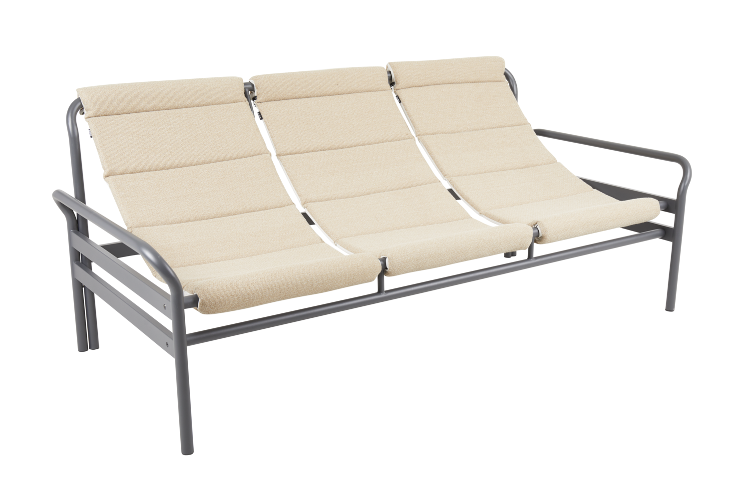 Sling 3-seter sofa Anthracite/Barley