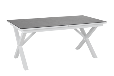 Hillmond spisebord Hvit/grå