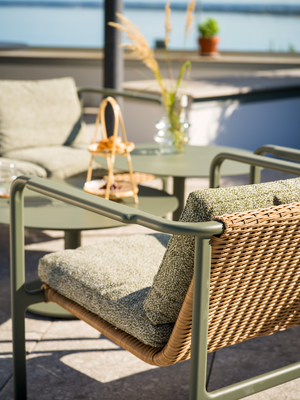 Motty lenestol Nordic Green/Teddy Verde