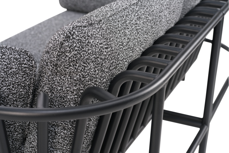 Collier lenestol Svart/Teddy Ant