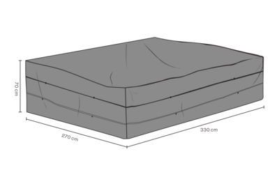 Møbeltrekk Sofa Black-Breathable