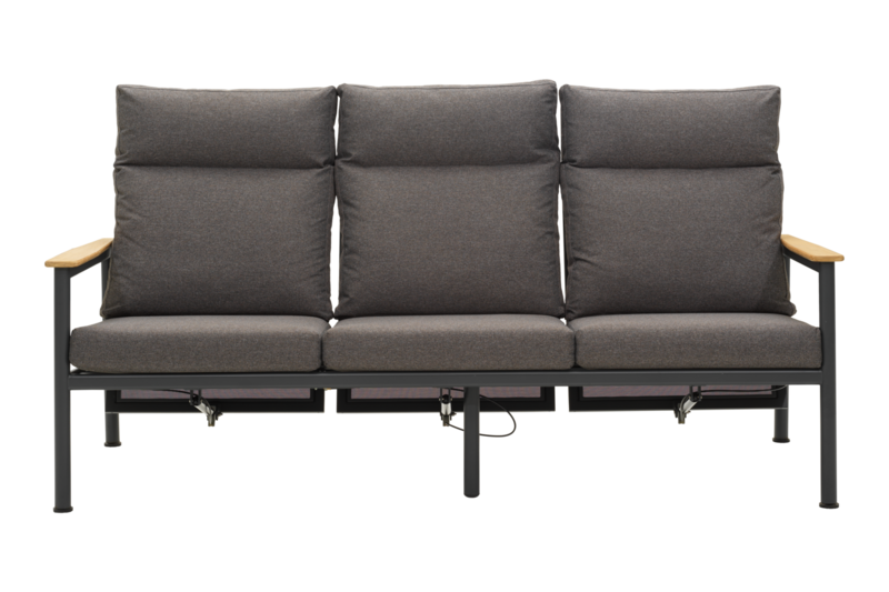 Gordon 3-seter sofa Antracit/Soft Dawn