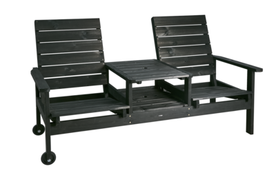 Du & Ja 2-seter sofa Svart