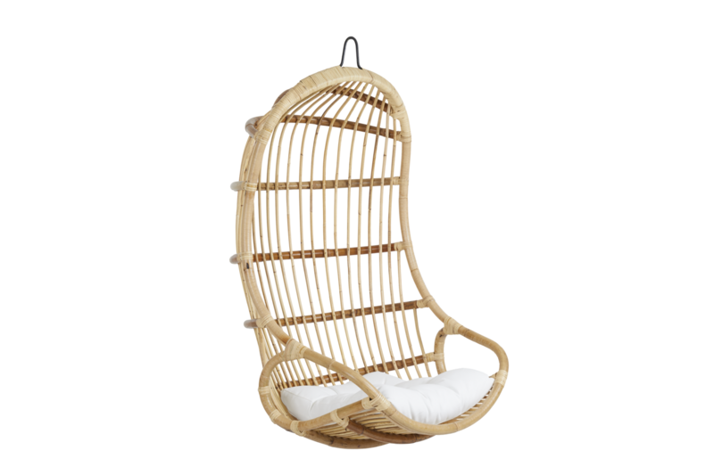 Vallda hengestol Natural colored/white