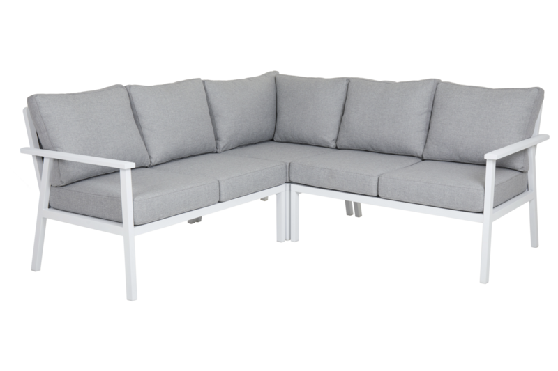 Samvaro hjørne White/Pearl grey