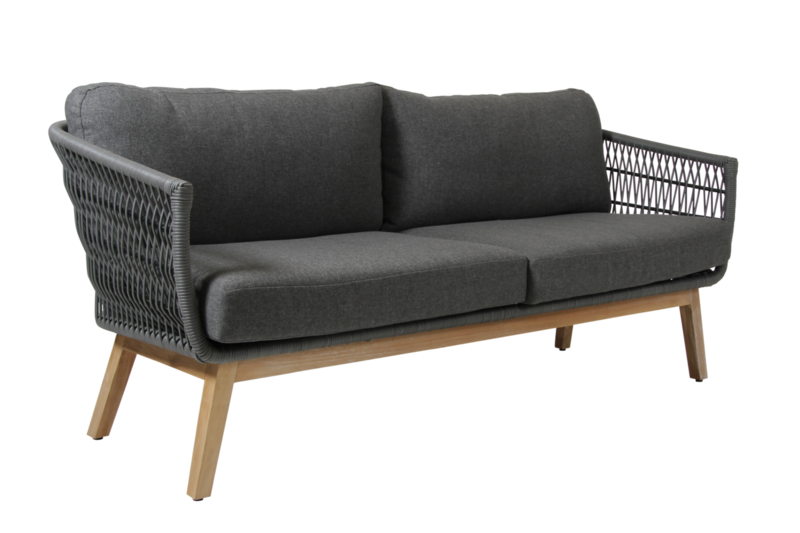 Kenton 3-seter sofa Grå/grå