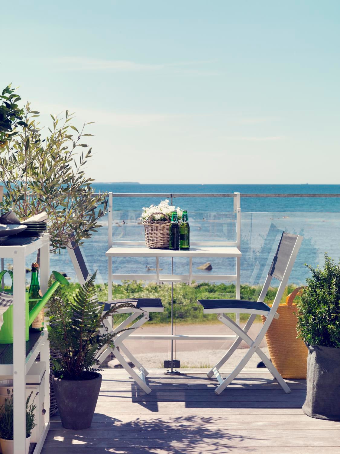 Leone spisestol  Hvit/Grå