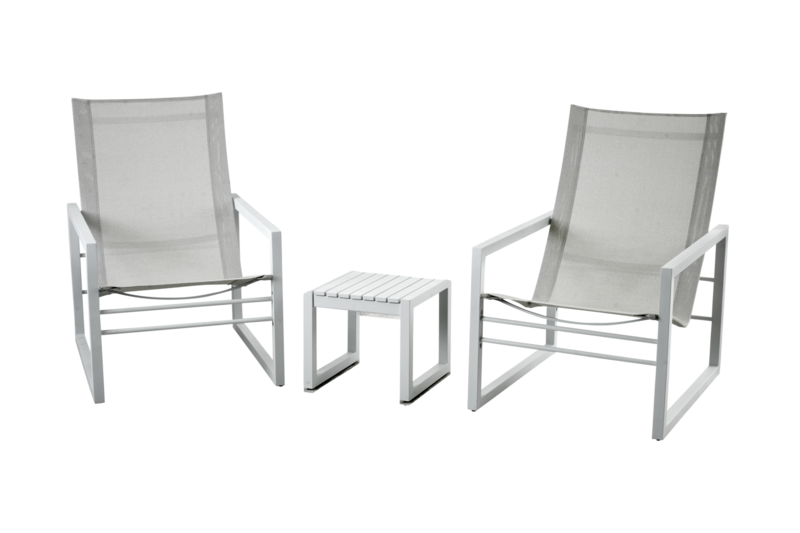 Vevi sidebord Hvit